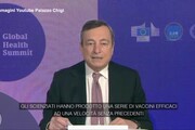 Global Health Summit, Draghi: 'Dopo un anno e mezzo, vediamo la fine della tragedia'