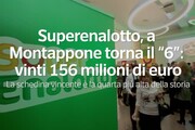 Superenalotto, a Montappone torna il '6': vinti 156 milioni di euro