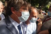 Puigdemont ad Alghero, l'abbraccio con il sindaco Conoci
