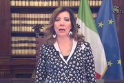 Senato, Casellati: 'Oggi termina un'avventura unica e difficilissima'