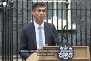 Regno Unito, Sunak: 'Uniro' il Paese con i fatti. Ci attendono decisioni difficili'