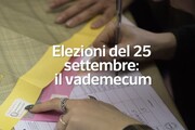 Elezioni del 25 settembre: il vademecum