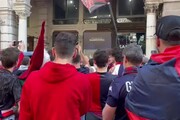 Genoa promosso in serie A, la festa dei tifosi