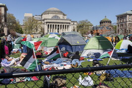 Protesta con tende alla Columbia University