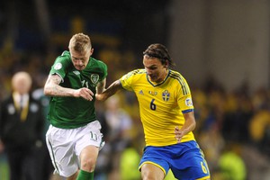 Irlanda-Svezia 1-2 (ANSA)