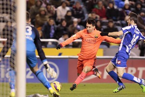 Calcio: tripletta Messi, Barcellona travolge Dep. La Coruna (ANSA)