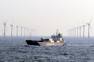 Continua a far discutere l'impatto dell'eolico offshore su altre attività (ANSA)