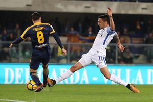 Verona-Inter 1-2 (ANSA)