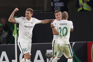 VfL Wolfsburg vs. PFK Oleksandija (ANSA)