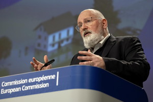 Il vicepresidente della Commissione europea Frans Timmermans (ANSA)