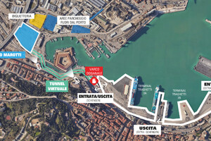 Intelligenza artificiale per tracciare mezzi nel porto di Ancona (ANSA)