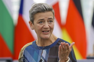 La vicepresidente della Commissione europea Margrethe Vestager (ANSA)