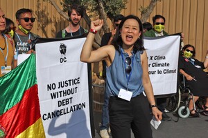 Una manifestazione di attivisti per il clima (ANSA)