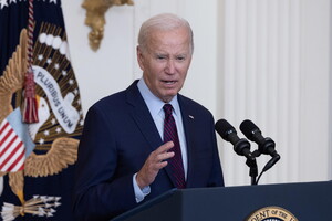 Il presidente Usa Joe Biden illustra i successi del Piano per il clima (ANSA)