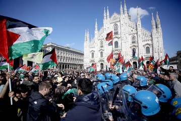 25 Aprile: incidenti in piazza Duomo a Milano