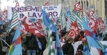 Una recente manifestazione di sindacati © ANSA 