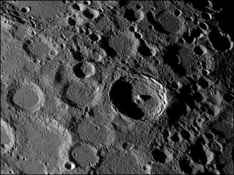 Il cratere lunare Tycho, di George Tarsoudis (fonte: Astronomy Photo Contest 2014) © Ansa