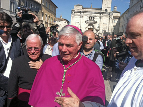 Il nuovo vescovo di Ascoli Piceno mons. Giovanni D'Ercole © ANSA