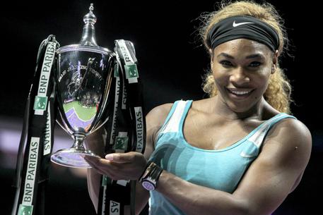 Serena Williams batte Halep e vince Masters Wta © EPA