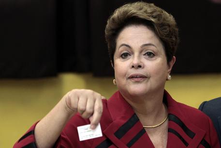 Dilma Rousseff al voto © ANSA 