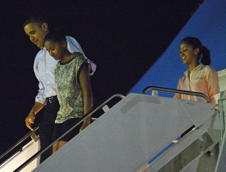 US President Obama and family arrive on Hawaii for Christmas [ARCHIVE MATERIAL 20121222 ] © ANSA 