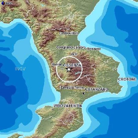 Terremoto in provincia di Cosenza, scossa 4.4 © ANSA