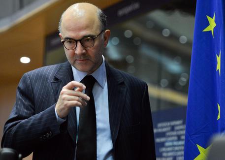 Il Commissario Ue agli Affari Economici, Pierre Moscovici © EPA