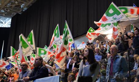 Manifestazione con Renzi © ANSA