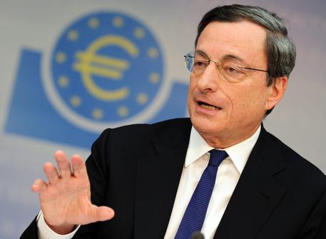 Il presidente della Bce Mario Draghi © EPA