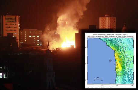 Terremoto in Cile, governo: 5 i morti © ANSA