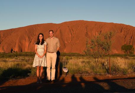 Il Duca e la Duchessa di Cambridge in Australia © EPA