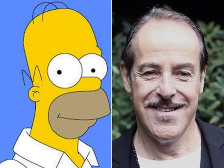Homer Simpson doppiato da Massimo Lopez © ANSA