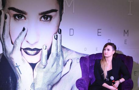 Demi Lovato press conference in Mexico © EPA