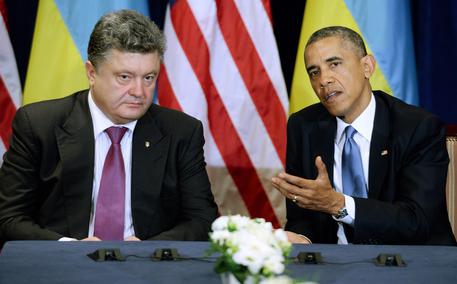 Petro Poroshenko e Barack Obama © EPA