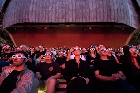 Auditorium Parco della Musica: spettacolo in 3D dei Kraftwerk [ARCHIVE MATERIAL 20140715 ] © ANSA 
