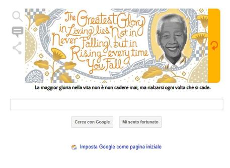 Doodle di Google oggi, 18 luglio 2014 © ANSA