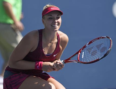 Sabine Lisicki nel match contro Ana Ivanovic © EPA