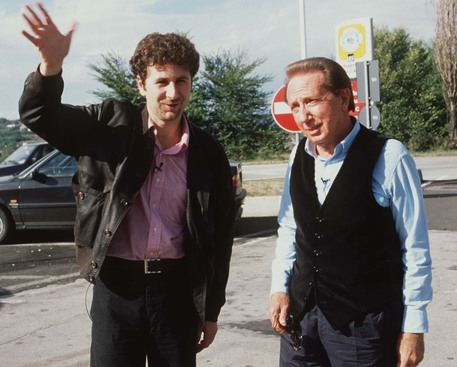 Fabio Fazio e Mike Bongiorno nel 1998 © ANSA 