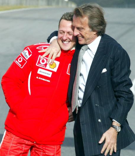 Luca Cordero di Montezemolo e Michael Schumacher © ANSA