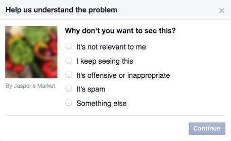 Facebook chiede feedback agli utenti sulla pubblicità © ANSA
