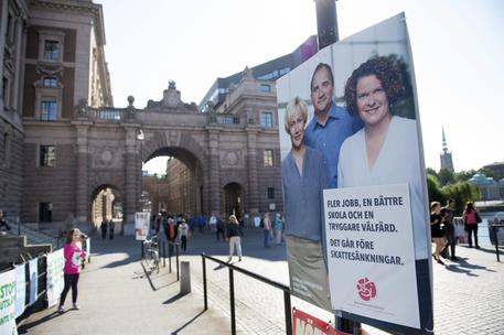 Stoccolma il giorno delle elezioni © EPA
