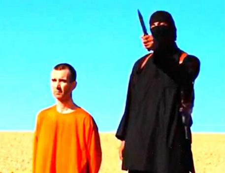 David Haines nel video dell'Isis © ANSA