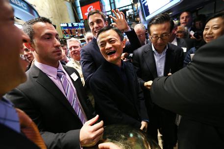 IPO of Alibaba at New York Stock Exchange © EPA