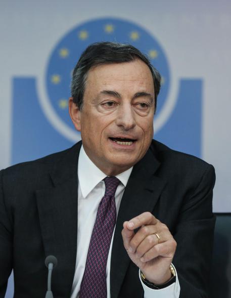 Mario Draghi presidente della Bce © EPA