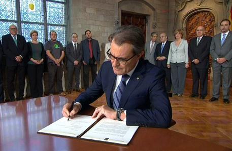 Il presidente della Catalogna Artur Mas © EPA
