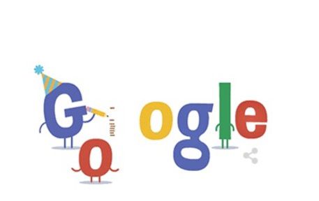 Google Doodle per sedicesimo compleanno di Mountain View © Ansa