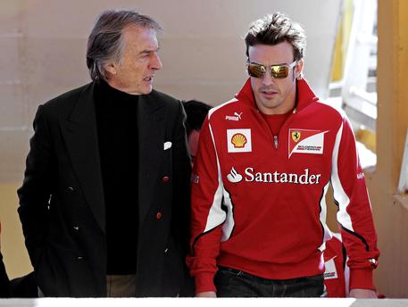 Fernando Alonso (d) con Luca Cordero di Montezemolo © ANSA 