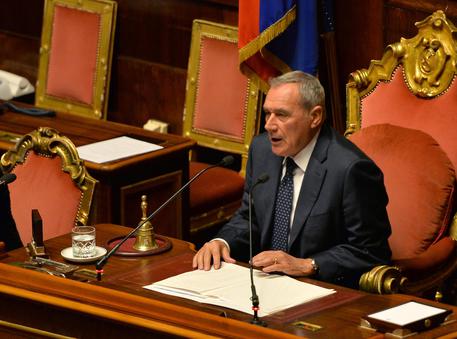 Il presidente del Senato Pietro Grasso © ANSA