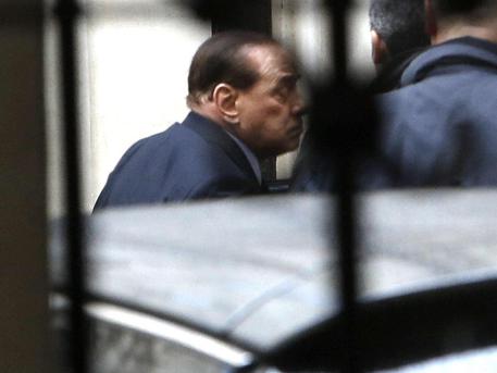 Berlusconi a Palazzo Chigi per incontro con Renzi © ANSA