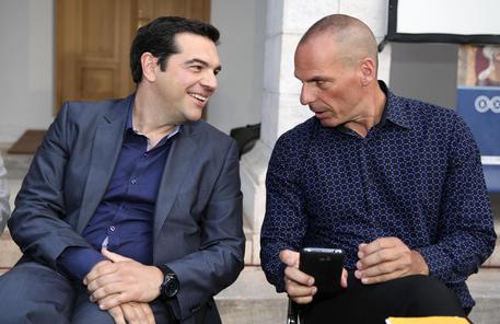 Alexis Tsipras e Yannis Varoufakis © AP